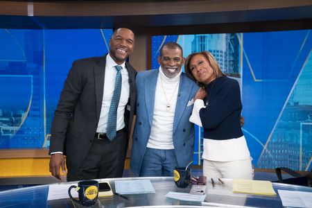 MICHAEL STRAHAN, DEION SANDERS, ROBIN ROBERTS