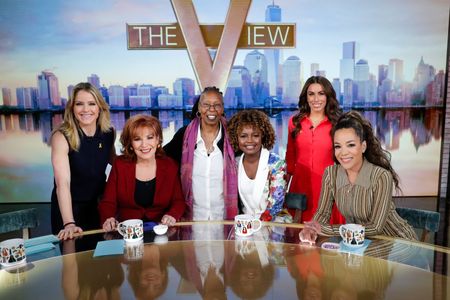 SARA HAINES, JOY BEHAR, WHOOPI GOLDBERG, KARINE JEAN-PIERRE, ALYSSA FARAH GRIFFIN, SUNNY HOSTIN 