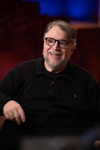 Filmmaker Guillermo del Toro is pictured during an interview for Jaws @ 50: The Definitive Inside Story. (National Geographic/Travers Jacobs)
