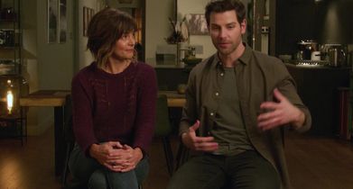 05. Stephanie Szostak, “Delilah Dixon”, David Giuntoli, “Eddie Saville”, On a memorable moment from the show