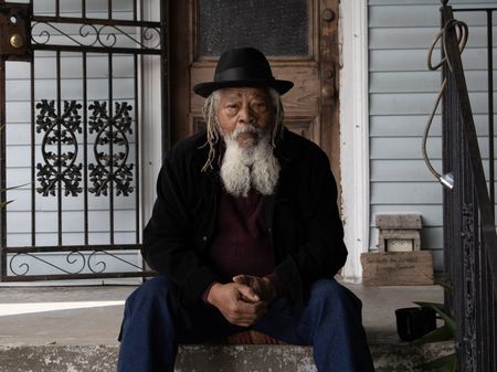 When Hurricane Katrina hit in 2005, Malik Rahim was a West Bank, an Algiers Point resident. He recounts his experience while being interviewed for the production of National Geographic's Hurricane Katrina: Race Against Time. With emotional accounts of survivors and immersive archival footage, the series reveals Hurricane Katrina as a disaster that was anything but natural. (National Geographic)