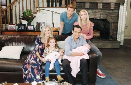 LAURA WRIGHT, AVA AND GRACE SCAROLA, CHAD DUELL, EDEN MCCOY, MAURICE BENARD