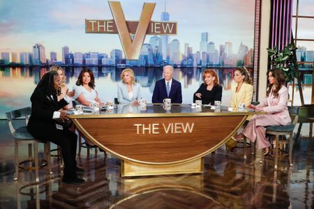 WHOOPI GOLDBERG, SARA HAINES, ANA NAVARRO, DR. JILL BIDEN, JOE BIDEN, JOY BEHAR, SUNNY HOSTIN, ALYSSA FARAH GRIFFIN