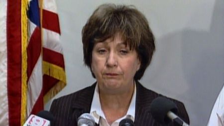 Louisiana Governor Kathleen Blanco speaks at a press conference in the aftermath of Hurricane Katrina in 2005. (ABC News)
