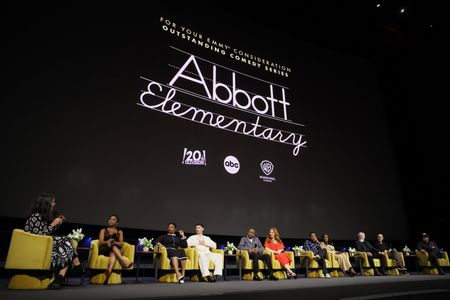 REBECCA FORD (MODERATOR), QUINTA BRUNSON, CHRIS PERFETTI, WILLIAM STANFORD DAVIS, LISA ANN WALTER, TYLER JAMES WILLIAMS, SHERYL LEE RALPH, RANDALL EINHORN (EXECUTIVE PRODUCER), JUSTIN HALPERN (EXECUTIVE PRODUCER), PATRICK SCHUMACKER (EXECUTIVE PRODUCER)