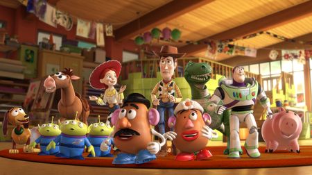 SLINKY DOG, ALIENS, BULLSEYE, JESSIE, MR. POTATO HEAD, WOODY, MRS. POTATO HEAD, REX, BUZZ LIGHTYEAR, HAMM