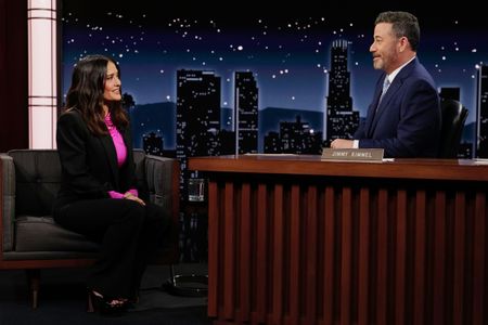 SALMA HAYEK PINAULT, JIMMY KIMMEL