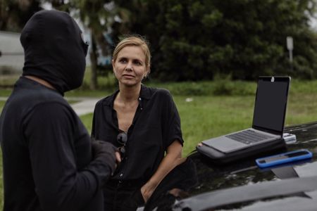 Mariana van Zeller (R) and Light (L) during interview. (Credit: National Geographic)