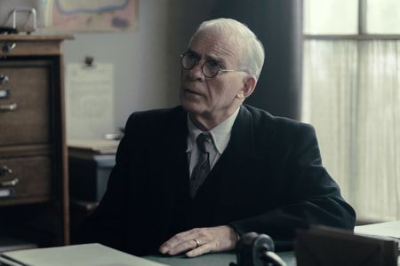 A SMALL LIGHT - Ian McElhinney as Mr. Kleiman in A SMALL LIGHT. (Credit: National Geographic for Disney/Dusan Martincek)