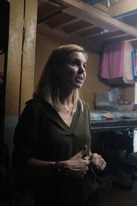 Mariana van Zeller discusses sextortion in a jail in Bulacan. (National Geographic for Disney)