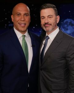 CORY BOOKER, JIMMY KIMMEL