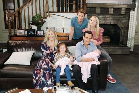 LAURA WRIGHT, AVA AND GRACE SCAROLA, CHAD DUELL, EDEN MCCOY, MAURICE BENARD