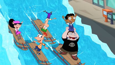 ISABELLA, PHINEAS, FERB, BALJEET, BUFORD
