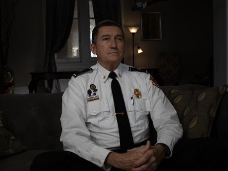 Now a District Fire Chief, Paul Hellmers was an New Orleans Fire Department Captain when Hurricane Katrina hit the city in 2005. Along with fellow Captain Joe Fincher, he appears to have been the first to have reported and documented a breach in the levees from atop their Katrina HQ. A long distance runner and triathlete, Hellmers later ran an unofficial rescue operation, swimming out into the dying storm to commandeer boats and quickly organize his crew to use their skillset to rescue people from attics, or shuttle evacuees. With emotional accounts of survivors and immersive archival footage, National Geographic's Hurricane Katrina: Race Against Time reveals Hurricane Katrina as a disaster that was anything but natural. (National Geographic)