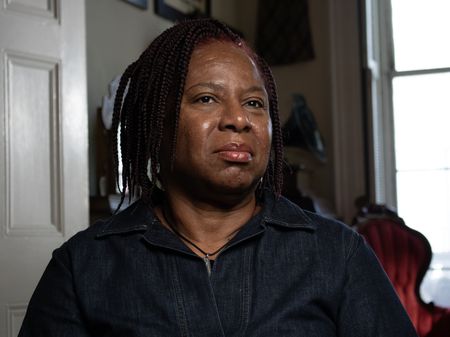 Angela M. Chalk was an Emergency Response Volunteer when Hurricane Katrina hit New Orleans in 2005. She recounts her experience during an interview for National Geographic's Hurricane Katrina: Race Against Time. With emotional accounts of survivors and immersive archival footage, the series reveals Hurricane Katrina as a disaster that was anything but natural. (National Geographic)