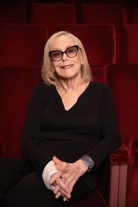 Lorraine Gary who played "Ellen Brody" in Jaws (1975) is pictured during an interview for Jaws @ 50: The Definitive Inside Story. (National Geographic/Chris Johnson)