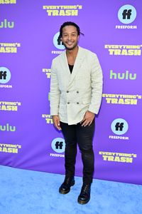 BRANDON JAY MCLAREN ON THE RED CARPET AT EVERYTHING’S TRASH PREMIERE.