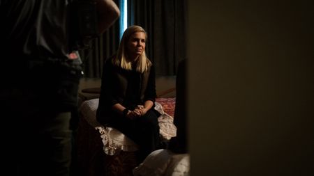 Mariana van Zeller interviews the Funeral Director for insight into the body parts trade. (National Geographic for Disney)