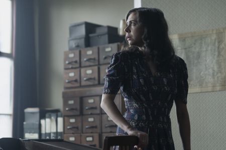 A SMALL LIGHT - Bel Powley as Miep Gies in A SMALL LIGHT. (Credit: National Geographic for Disney/Dusan Martincek)