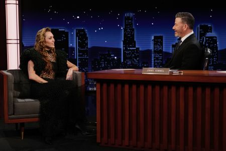 MILEY CYRUS, JIMMY KIMMEL